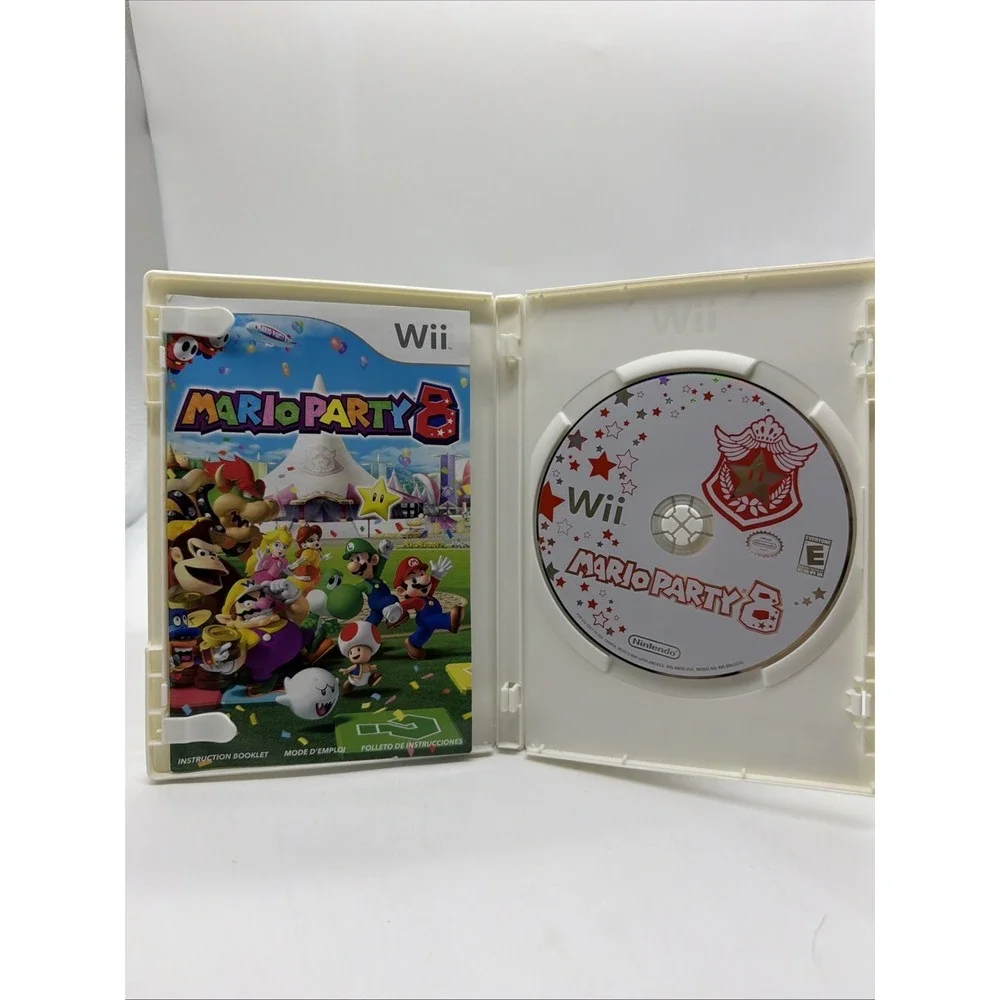 Mario Party 8 Nintendo Wii CIB Complete W/ Manual Case & Game 2006 Tested Works